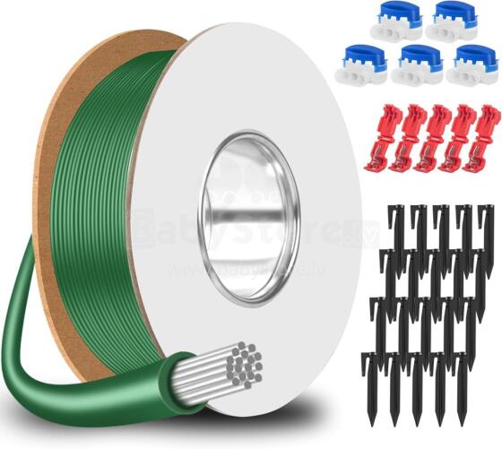 Boundary Cable Robotic Lawnmower  Art.255237 Cable Robotic Lawnmower + 25 Pegs + 5 Waterproof Cable Connectors + 5 Branch Connectors
