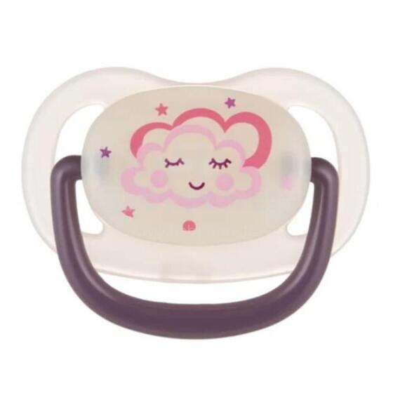 CANPOL 22/502_pin new Soothing Pacifier Silicone Anatomical 18m+ NIGHT DREAMS