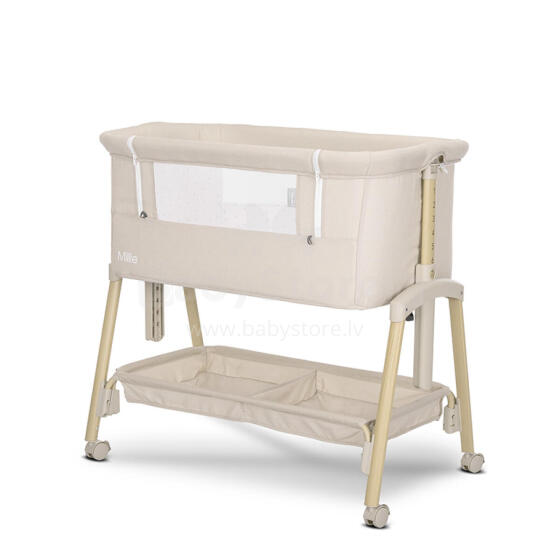 Lorelli Millie Art.10080732507 Beige Cot for comfortable co-sleeping 2 in 1