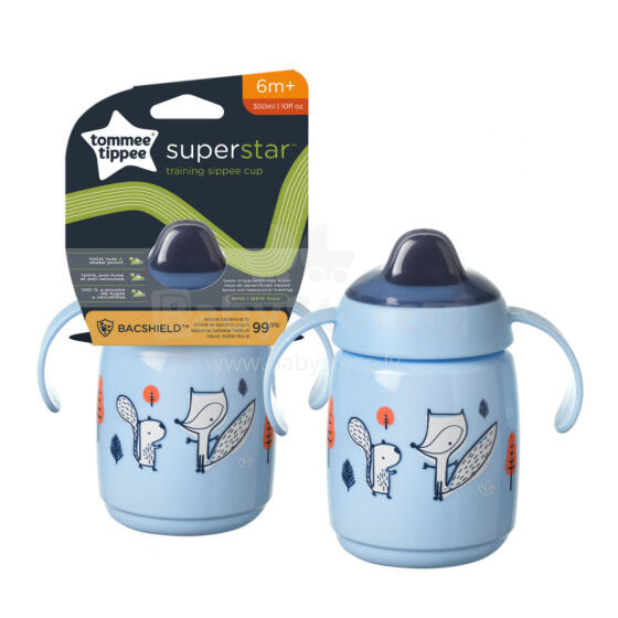 TOMMEE TIPPEE training cup TT 1X SIPPEE, 6M+, 300ml, blue, 448009