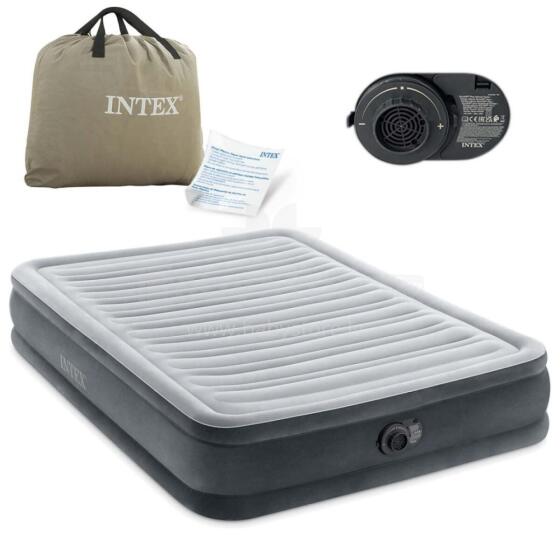 Double bed mattress with automatic pump - 191x137cm INTEX