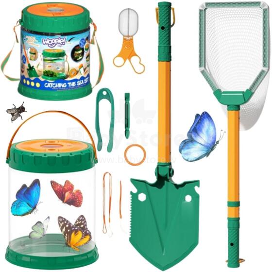 WOOPIE Nature Explorer Set Small Explorer Butterfly Net Fish Container