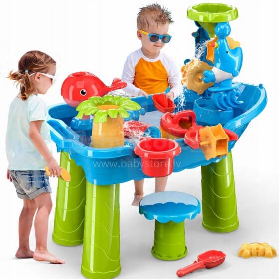 WOOPIE Water Table Pirate Ship with Chair 17 pcs