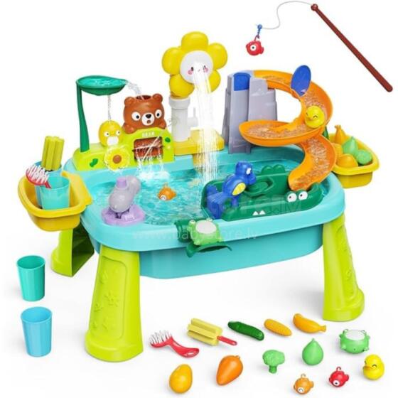 WOOPIE Water Table 4in1 Fishing Game Sink Water Slide Flower