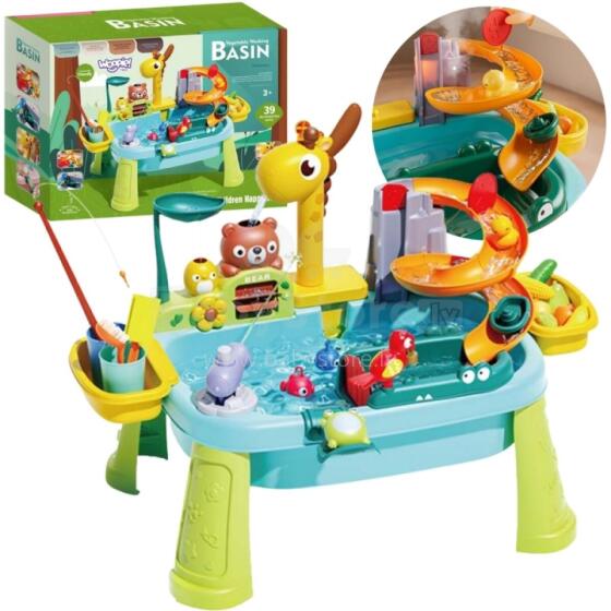 WOOPIE Водяной столик 4в1 Рыбалка Игровой бассейн Слон