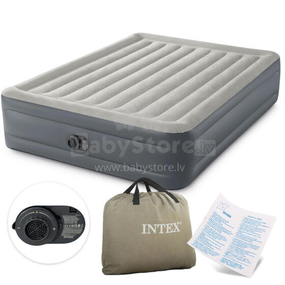 Large Inflatable Mattress 203x152 cm with Built-In Pump INTEX 64126