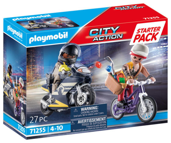 PLAYMOBIL CITY ACTION Starter Pack Special Forces and Thief 71255