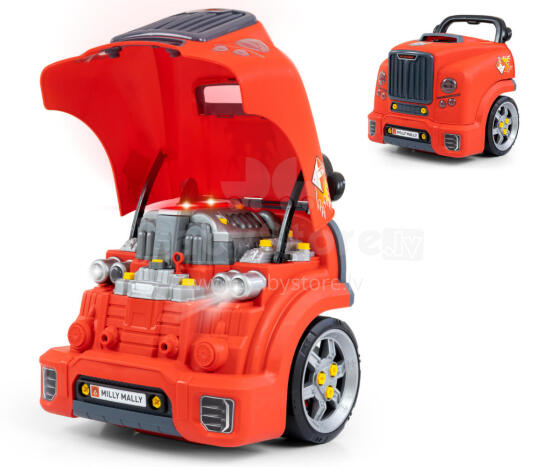 MILLY MALLY 6428 Disassemble Engine N-gine Red