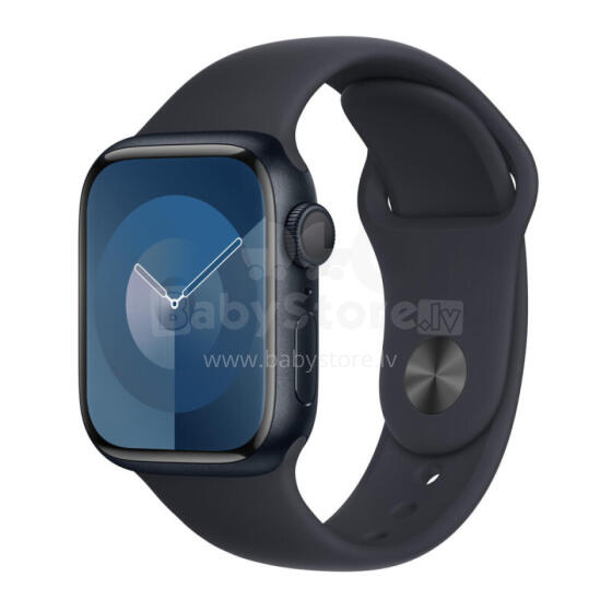 Apple Watch Series 9 41MM - Midnight Prece no ekspozīcijas Garantija 2 Gadi