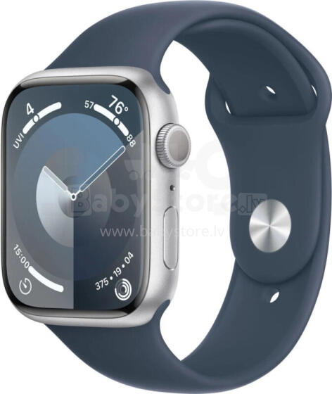Apple Watch Series 9 45MM - Silver  Prece no ekspozīcijas Garantija 2 gadi