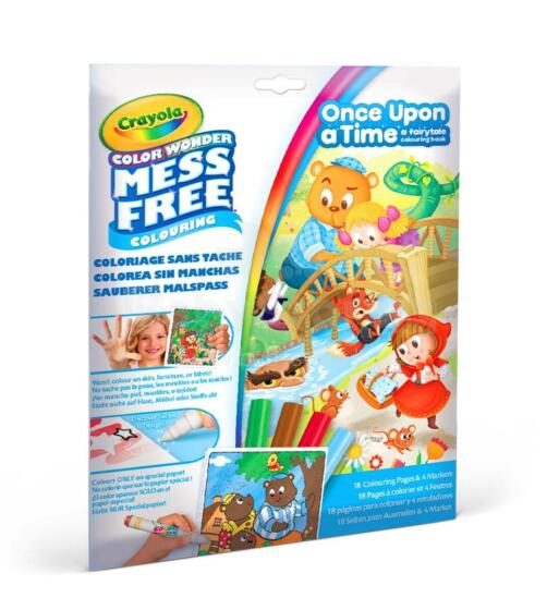 CRAYOLA coloring book with markers set Once Upon A Time , 75-2816