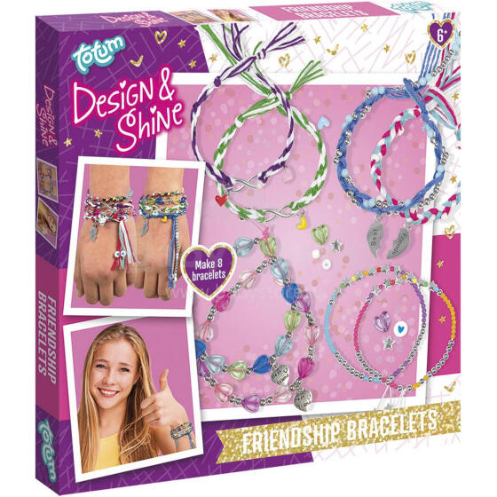 TOTUM creative set Design & Shine Friendship Bracelets, 028197