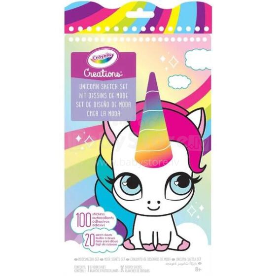 CRAYOLA coloring kit Unicorn Sketch, 04-1174