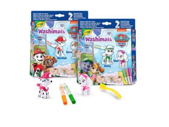 CRAYOLA creative kit Washimals Paw Patrol, 2ct, assort, 74-0287