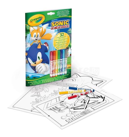 CRAYOLA creative set Sonic, 04-0866G