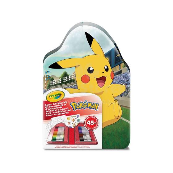 CRAYOLA creatice set Pokemon, 04-0785