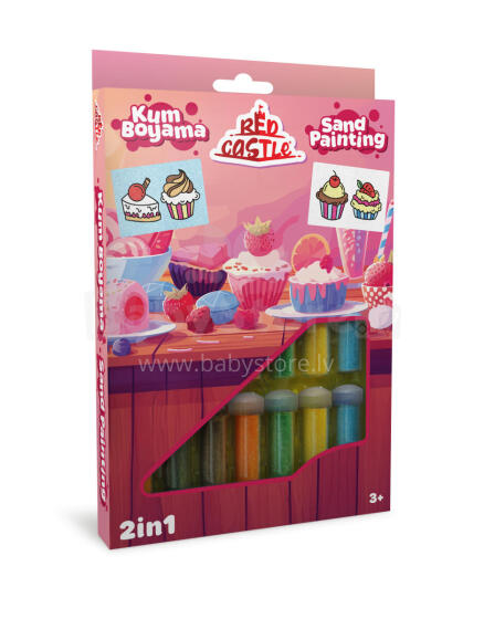 Red Castle Sand Set 2in1, Cake