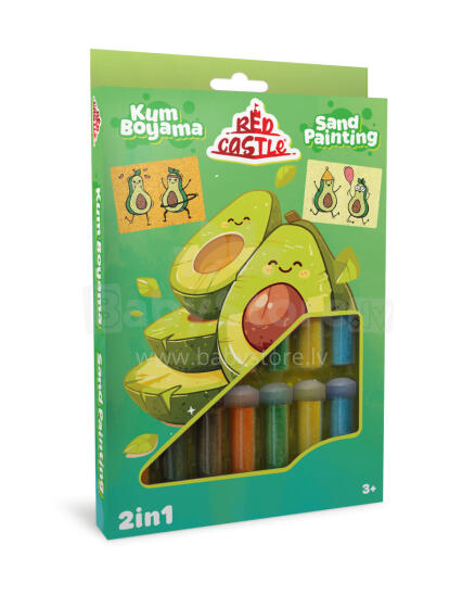 Red Castle Sand Art Set 2in1, Avocados