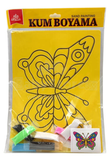 Red Castle Creative Sand Set, 275x205 mm, Butterfly