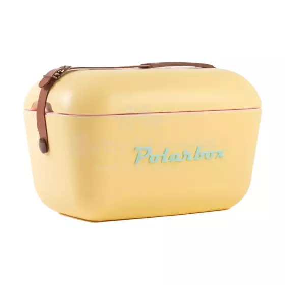 Polarbox Cool Box Retro Cooler Art.255943 Pop Yellow Camping refrigerator 20L