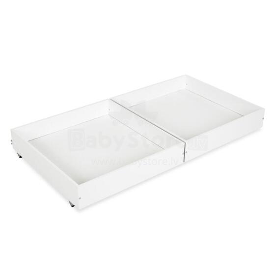 LITTLE SKY by KLUPŚ Storage Box 160x80 for Bedding Divided White