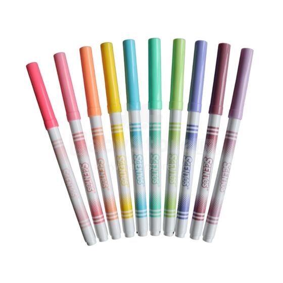 SCENTOS ST 20111 Scented Markers - PASTEL 10 pcs