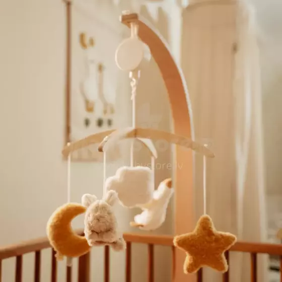 Little Dutch koka muzikālais karuselis Newborn Naturals FSC Art.8400