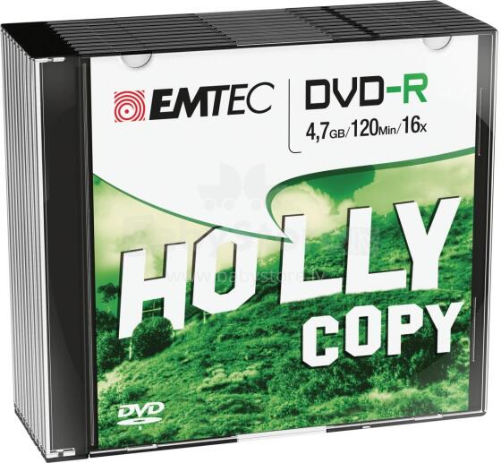 Emtec DVD-R 4,7GB 16x Slim Holly Copy 10 pcs