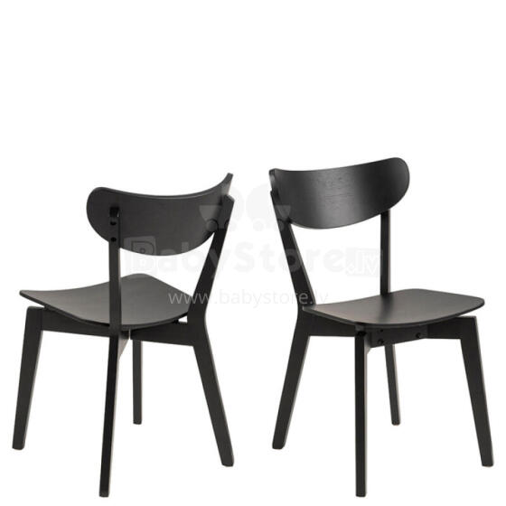 Krēsls ROXBY 45x55xH79.5cm melns 0000102460 1gab.