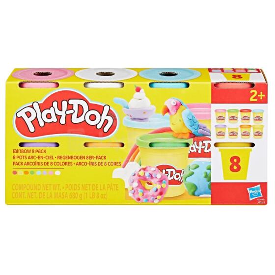 PLAY-DOH voolimismass 8 purki