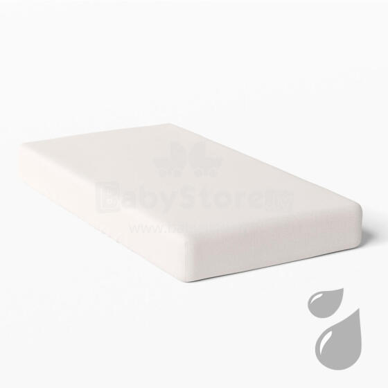 EWA 884718 Waterproof Sheet Cotton Jersey 120x60 Ecru 27