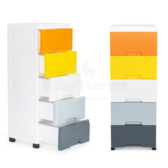Cabinet organizer with 5 pull-out drawers
