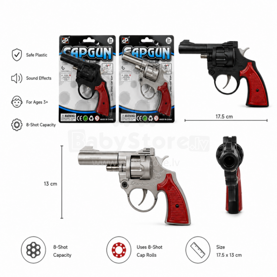 I-Toys Pistol Art.257037 Cap Gun toy pistol