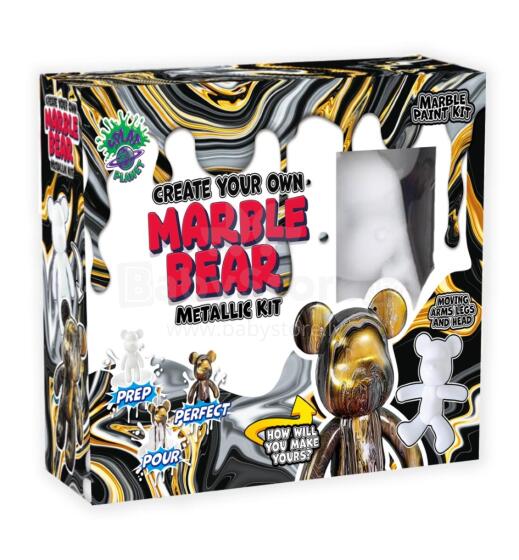 Splat Planet Creative Set Marble Bear, Metallic