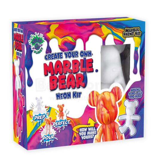 Splat Planet Creative Set Marble Bear, Neon