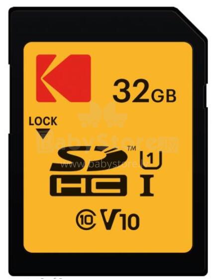 Kodak SD 32GB UHS1 U1 V10 Premium EKMSD32GHC10K