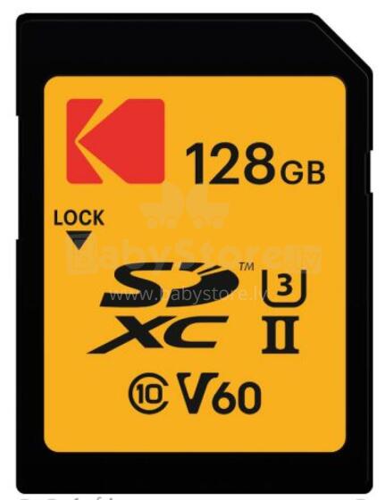 Kodak SD 128GB UHS-II U3 V60 Ultra Pro EKMSD128GUHS2V1K