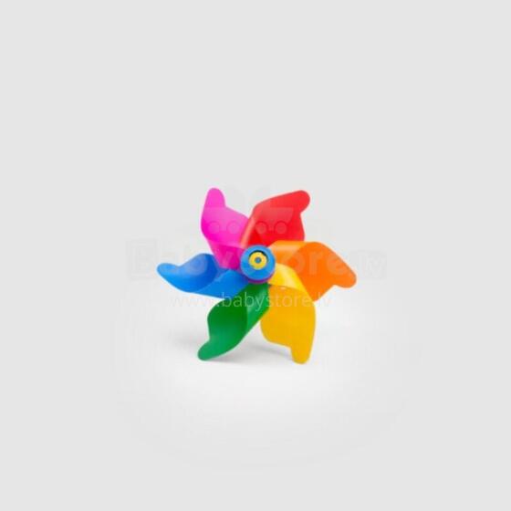 Multi-coloured windmill for handlebar