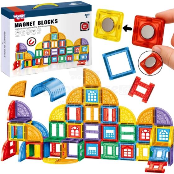 WOOPIE Magnetic Construction Blocks 3D Educational Set Castle 100pcs