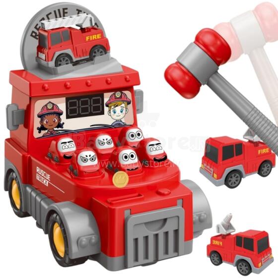 WOOPIE Dexterity Game Hit the Mole Fire Truck with Accessories