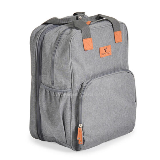Mini Baby Diaper Bag Liana  Art.257776 Grey backpack for stroller