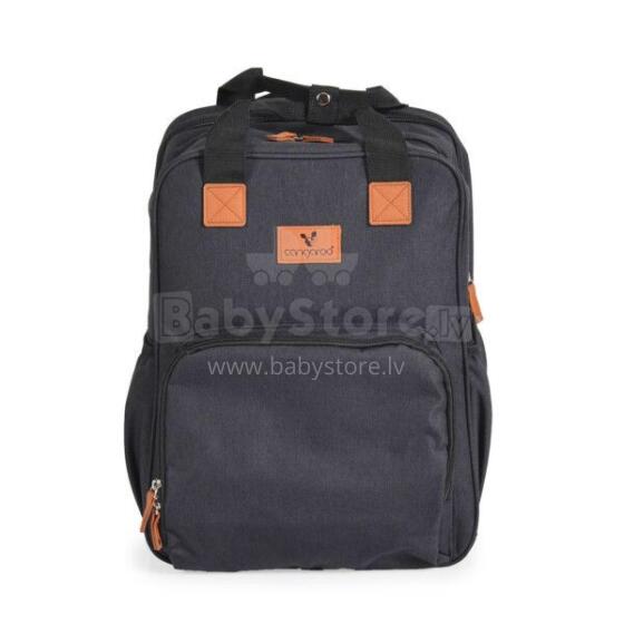 Mini Baby Diaper Bag Liana  Art.257777 Black backpack for stroller