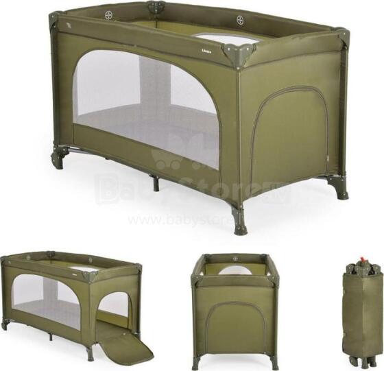 Mini Baby Travel Bed Uno Art.257786 Green Travel cot