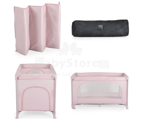Mini Baby Travel Bed Uno Art.257787  Pink Travel cot