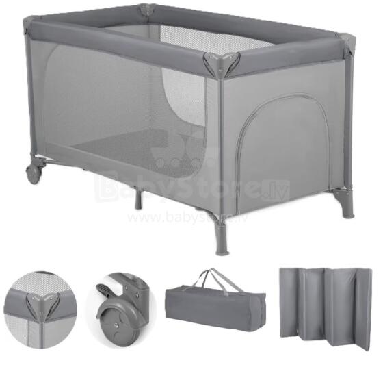 Mini Baby Travel Bed Uno Art.257788 Grey Travel cot