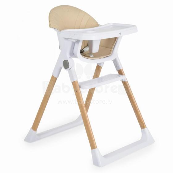 Mini Baby High Chair Almond Art.257796 Beige barošanas krēsls