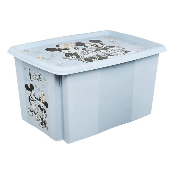 Box with lid 45L Karolina &amp;quot;Mickey Mouse&amp;quot; 55.5x40x30cm blue