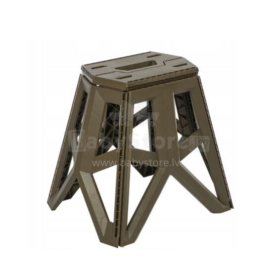 Folding outdoor chair with load capacity up to 120kg Tom 29x20x39cm olive