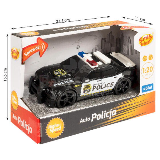 SMILY PLAY SP85163 Policijas auto Junior
