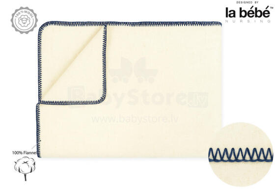 La bebe™ Merinos New Zeland  Art.258044 Navy Merino wool blanket 90x130cm